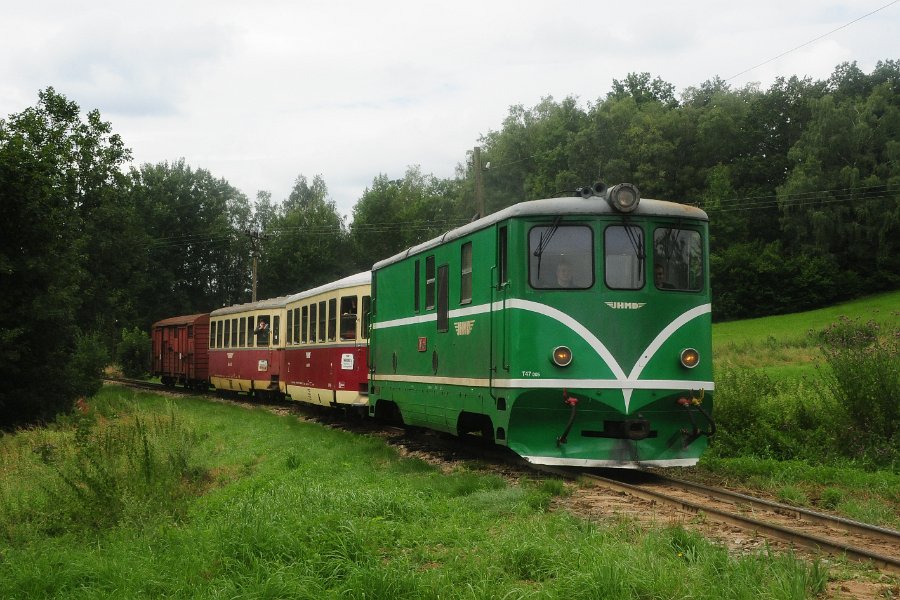 2020.08.05 JHMD T47.015 und T47.005 Jindřichův Hradec - Nová Bystřice (8)